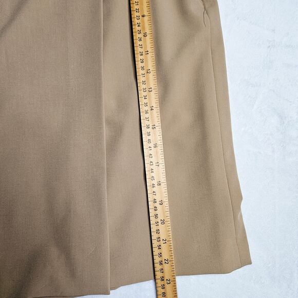 New Worthington Straight Career Business Office Skirt Tan Black Size 12 - Picture 11 of 11